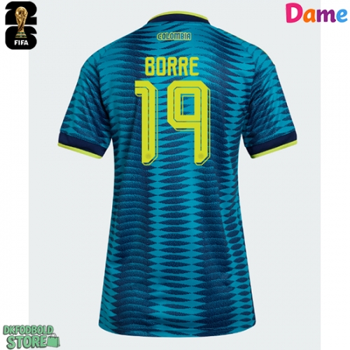 Colombia Rafael Santos Borre #19 Replika Udebanetrøje Dame VM 2026 Kortærmet